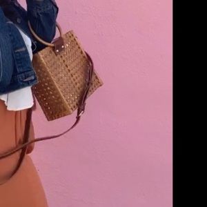 Cute woven purse with straps